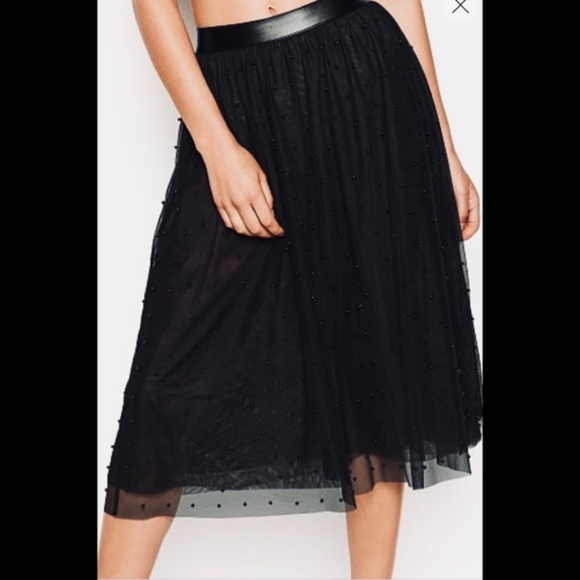 Victoria's Secret beaded tulle skirt - Picture 1 of 2